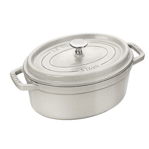 staub �X�g�E�u �u �s�R �R�R�b�g �I�[�o�� �J���p�[�j�� 23cm �v ���� ���� �z�[���[ �� �ȉ~ IH�Ή� �V���A���i���o�[�t�����{���K�̔��i La Cocotte Oval 40501-421