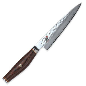 MIYABI ミヤビ 「 6000MCT 小刀 130mm 日本製 」 多層鋼 槌目 果物 ペティ ナイフ 包丁 岐阜県関市製日本正規販売品34072-131