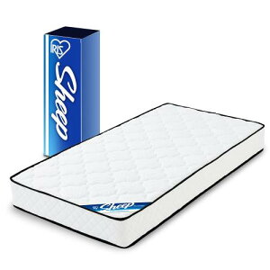 アイリスオーヤマ Sheep 眠りを変えるポケットコイルマットレス 極厚20mmウレタン入り 高密度コイル528個 ホテルライクな寝心地 抗菌防臭 防ダニ らくらく設置 圧縮梱包でお届け シングル 厚