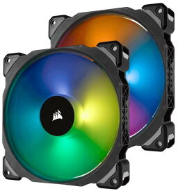 Corsair ML140 PRO RGB 2 Fan Pack with Lighting Node PRO PCケースファン [140mm径 RGB搭載] FN1148 CO-9050078-WW