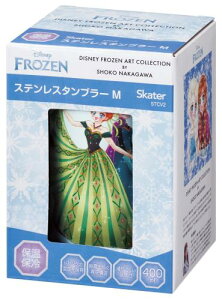 スケーター(Skater) 保温 保冷 コンビニ コーヒー ステンレス タンブラー 400ml M ディズニー アナと雪の女王中川翔子 女の子 STCV2-A