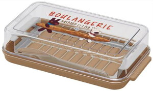 スケーター (skater) ステンレスカッター式 バターケース 深型 200g用 リサとガスパール 専用バターナイフ付き 日本製 BTG2DXNN-A