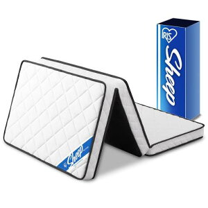 アイリスオーヤマ Sheep 眠りを変えるポケットコイルマットレス 厚さ10cm 三つ折りでコンパクト収納 質の高い睡眠を、安心の品質で 高密度コイル420個 抗菌防臭 防ダニ 圧縮梱包でお届け シン