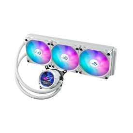 ASUS CPUクーラー 360mm オールインワン AIO 水冷 LCD ROG STRIX LC III 360 ARGB LCD WHT 白 国内正規代理店品