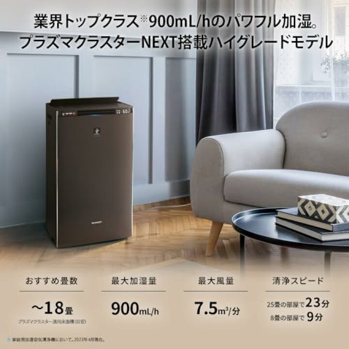 楽天市場】シャープ 加湿 空気清浄機 KI-RX75-W ホワイト プラズマ 