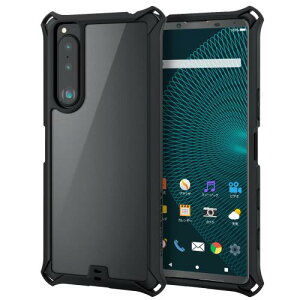 �G���R�� Xperia 5 III �n�C�u���b�h�P�[�X ZEROSHOCK �t���[���J���[ �u���b�N PM-X214ZEROFCBK