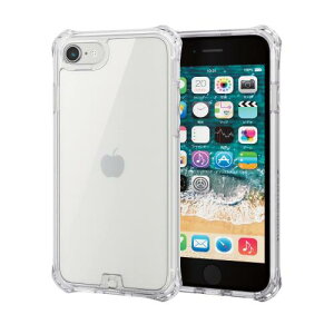 �G���R�� iPhone SE (��2����/��3����) / 8 / 7 �p �P�[�X �ϏՌ� �p�G�A�N�b�V���� ���ϖh�~ ZEROSHOCK �N���A PM-A22SZEROT2CR
