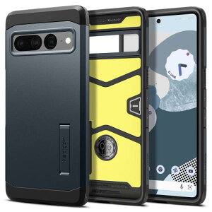 Spigen Pixel7 Pro �P�[�X �ϏՌ� �X�^���h�t�� �ČRMIL�K�i�擾 �O�w�\�� �X�}�z�X�^���h �J�����ی� ���h�~ �Ռ� �z�� Qi�[�d ���C�����X�[�d �^�t�A�[�}�[ ACS04729 (���^���X���[�g)