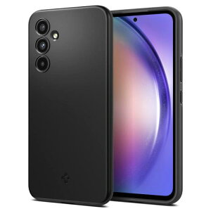 Spigen Galaxy A54 �P�[�X ���^ [ SC-53D | SCG21 ] �����Y�ی� �C�菝�h�~ ���^�J�o�[ �y�� �w��h�~ �V���v�� �}�b�g�d�グ �V���t�B�b�g ACS05883 (�u���b�N)