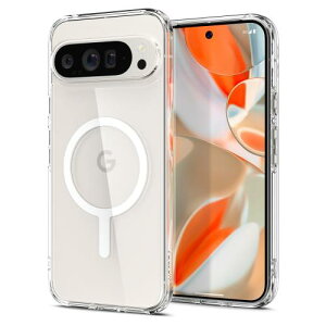 Spigen Pixel 9 / 9 Pro P[X NA ςȂ CX[dΉ 2d\ ČRMILKi擾 ϏՌ 菝h~ EgnCubh^O}OtBbg ACS09025 (zCg)