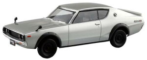 ���������ގ�(AOSHIMA) 1/32 �U�X�i�b�v�L�b�g�V���[�Y �j�b�T�� C110�X�J�C���C��GT-R �V���o�[ �F�����ς݃v�����f�� 18-A