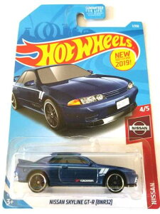 Hot Wheels 2019 Nissan Series Nissan Skyline GT-R (BNR32) 1/250, Blue