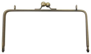 ハマナカ 編みつける 口金 (18cm) 約ヨコ18cmタテ9cm アンティーク H207-019-4