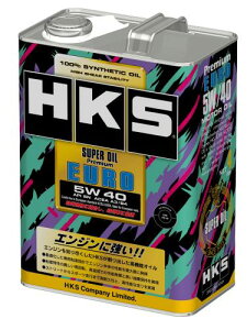 HKS SUPER OIL Premium EURO X[p[ICv~A 5W40 4L 52001-AK120