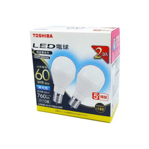 ����(TOSHIBA) LED�d�� 60W���� �L�z�� �����F E17���� 2P �����Ή� LDA6D-G-E17S60V2RP
