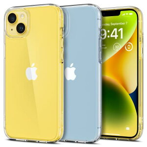 Spigen �n��18�N�̋Z�p��iPhone14 �P�[�X �N���A ���ϖh�~ �X�g���b�v�z�[�� TPU �o���p�[�P�[�X 2�d�\�� �ČRMIL�K�i�擾 �ϏՌ� ���菝�h�~ �E���g���n�C�u���b�h ACS05040 (�N���X�^���N���A)