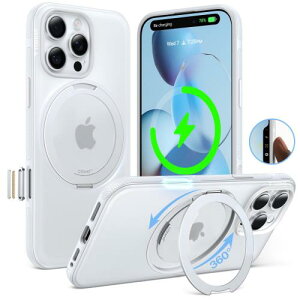 TORRAS iPhone 16 Pro �p �P�[�X�J�`�J�`���@�\360�x��]�X�^���h�J�����R���g���[���{�^���t�� �c�����Ή� �}�O�l�b�g���� MagSafe�Ή� �ČRMIL�K�i�ϏՌ� �����O �w