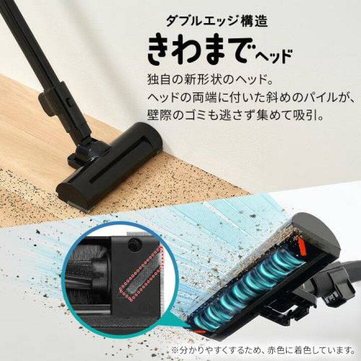 楽天市場】壁際のゴミも取り逃さないアイリスオーヤマ コードレス掃除 