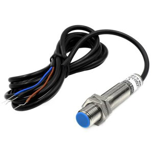 Heschen M12 �Ód�e�ʎ��ߐڃZ���T�[�X�C�b�`�V�[���h�^�C�v LJC12A3-2-Z/BY ���o�� 1-2mm 10-30VDC 200mA PNP �m�[�}���I�[�v�� (NO) 3��