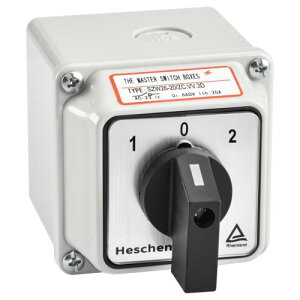 Heschen ���j�o�[�T�����[�^���[�J���Z���N�^�[�ؑփX�C�b�`�ASZW26-20/ZC.VV.3D�A660V 20A�AON-OFF-ON 3�|�W�V�����A3�t�F�[�Y�A12�[�q�ACE�A�}�X�^�[�X�C�b�`�O���{�b�N�X�t��