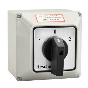 Heschen ���j�o�[�T�����[�^���[�J���Z���N�^�[�ؑփX�C�b�` SZW26-125/D202.2D 660V 125A ON-OFF-ON 3�|�W�V���� 2�t�F�[�Y 8�[�q �}�X�^�[�X�C�b�`�O���{�b�N�X�t��