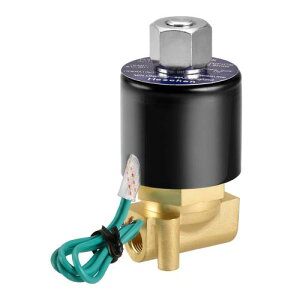 Heschen �^�J�d�C�\���m�C�h�o���u�A2W-025-06K, 110VAC NO, PT1/8�C���`�A�m�[�}���I�[�v���A�_�C���N�g�A�N�V�������A�����p�o���u