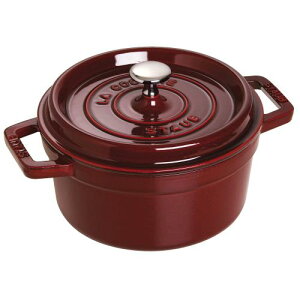 staub �X�g�E�u �u �s�R �R�R�b�g ���E���h �O���i�f�B�����b�h 22cm �v ���� �z�[���[ �� IH�Ή� ���{���K�̔��i La Cocotte Round 40509-355