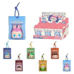 POP MART THE MONSTERS Wacky Mart �V���[�Y �ՂɂՂɃ`���[�� �A�\�[�g�{�b�N�X 6�s�[�X �|�b�v�}�[�g �K�`���K�`�� �u���C���h �{�b�N�X �t�B�M���A �v�����f�� �v���~�A�� �������� PVC �\�t�r �I��