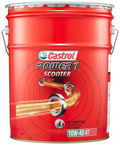 Castrol(JXg[) GWIC POWER1 SCOOTER 4T 10W-40 JASO MA 20L ֎4TCNGWp 