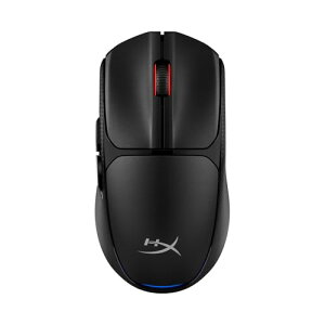 HyperX �Q�[�~���O�}�E�X Pulsefire Fuse ���C�����X �����ԃo�b�e���[ �y�� 12000�Z���T�[ 2.4GHz/Bluetooth �P�l�d�r PC/PS5/Xbox �u���b�N ���ϋv�� ���� 2�N ���{ A1KY6AA