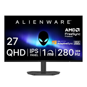 Dell AW2726DL 27�C���` Alienware �Q�[�~���O���j�^�[(���P�_3�N/QHD/IPS,�����/DP 1.4,HDMI/DCI-P3 93%/�c����],��������/1ms,280Hz/AMD FreeSync Premium)
