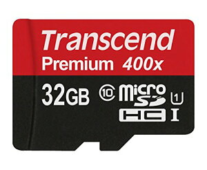 �����f�� Transcend microSDHC�J�[�h 32GB Class10 UHS-I�Ή� TS32GUSDU1PE (FFP)