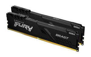 �L���O�X�g�� Kingston FURY �f�X�N�g�b�vPC�p������ DDR4 3200MHz 8GBx2�� Kingston FURY Beast �r�[�X�g CL16 KF432C16BBK2/16