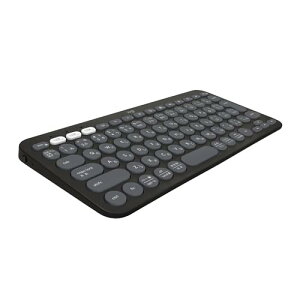 ���W�N�[�� ���C�����X�L�[�{�[�h PEBBLE KEYS 2 K380sGR ���^ �y�� 415g ���^ Bluetooth Logi Bolt ���C�����X ���� �L�[�{�[�h Easy-Switch ���{��z�� �d�r����36�P�� Windows Mac iPad iOS Android Chrome K380s �O���t
