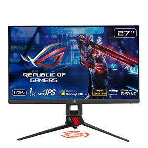 ASUS �Q�[�~���O���j�^�[ ROG Strix XG279Q 27�C���`/WQHD/IPS/170Hz/1ms/HDR/G-SYNC Compatible/DisplayHDR400/3�N