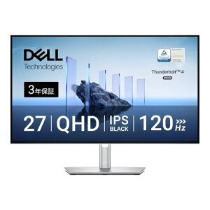 Dell U2726DER 27�C���` Thunderbolt �n�u ���j�^�[(���P�_3�N/QHD/IPS Black,�����/HDMIx1,DP1.4x1,TB4x1/�L��Ethernet/PbP,PiP,KVM/�����Z���T�[,ComfortView Plus/DCI-P3 98%/�c����],��������)