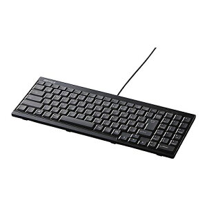 �o�b�t�@���[ �L�[�{�[�h �L�� USB�ڑ� �u���b�N BSKBU14BK