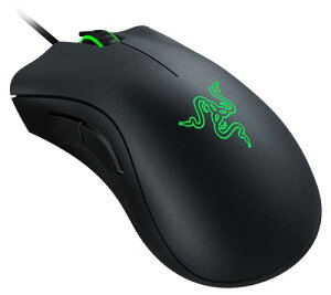 Razer DeathAdder Essential �Q�[�~���O�}�E�X �L�� 5�{�^�� 6400 DPI �I�v�e�B�J���Z���T�[ �G���S�m�~�b�N�`�� �V�t�@�[���E�F�A�K�p�œ��{�i RZ01-02540100-R3M1-N