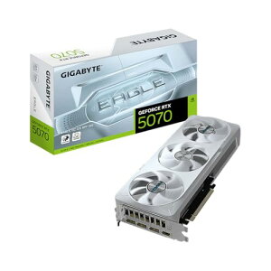 GIGABYTE NVIDIA Geforce RTX5070 ���� �O���t�B�b�N�{�[�h GDDR7 12GB �M�K�o�C�g �����iGV-N5070EAGLEOC ICE-12GD