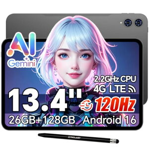TECLAST T65 Android16 �^�u���b�g 13�C���` 120Hz ���� 2K IPS�f�B�X�v���C 128GB ROM+2TB TF�g��