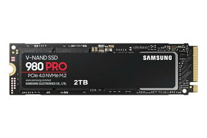 Samsung 980 PRO 2TB �ő�7,000MB/�b PCIe 4.0 NVMe M.2 (2280) �����\���b�h�X�e�[�g�h���C�u �Q�[��/PC�f�X�N�g�b�v/�w�r�[�O���t�B�b�N�X/�q�[�g�R���g���[��/�ő呬�x (SSD) (MZ-V8P2T0)