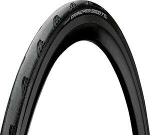 �R���`�l���^��(Continental) GP5000 TT TR (�O�����v�� 5000 TT �`���[�u���X���f�B) �u���b�N/�u���b�N 700 x 28C (28-622)FB �`���[�u���X���f�B 1�{