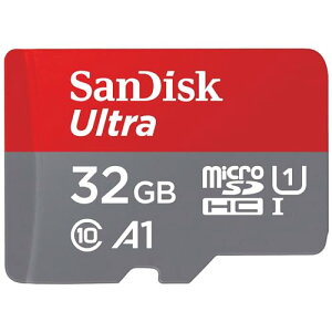 SanDisk (�T���f�B�X�N) 32GB Ultra microSDHC UHS-I �������[�J�[�h �A�_�v�^�[�t�� - 120MB/s C10 U1 �t��HD A1 Micro SD �J�[�h - SDSQUA4-032G-GN6MA