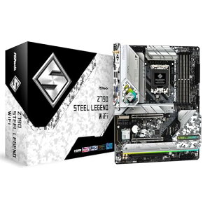 ASRock �}�U�[�{�[�h Z790 Steel Legend WiFi Intel ��12���� 13���� CPU ( LGA1700 )�Ή� Z790�`�b�v�Z�b�g DDR5 ATX �}�U�[�{�[�h �����i