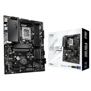 ASRock �}�U�[�{�[�h Z890 Pro-A Intel CPU Core Ultra (LGA1851) �Ή� Z890 �`�b�v�Z�b�g DDR5 ATX �}�U�[�{�[�h �����i