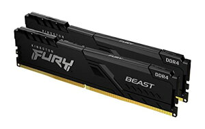 �L���O�X�g�� Kingston FURY �f�X�N�g�b�vPC�p������ DDR4 3200MT/�b 16GB2�� Kingston FURY Beast �r�[�X�g CL16 KF432C16BB1K2/32 ���i��������