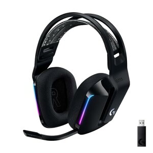Logicool G ���C�����X �Q�[�~���O�w�b�h�Z�b�g G733 LIGHTSPEED G733-BKn 7.1ch �}�C�N�t�� 266g �y�� 58���ԘA���g�p�\ USB ���V�[�o�[ LIGHTSYNC RGB PS5 PS4 PC Windows Mac �w�b�h�t�H�� �w�b�h�z�� �u���b�N ��