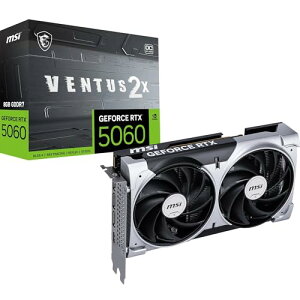 MSI GeForce RTX 5060 8G VENTUS 2X OC �O���t�B�b�N�X�{�[�h VD9187