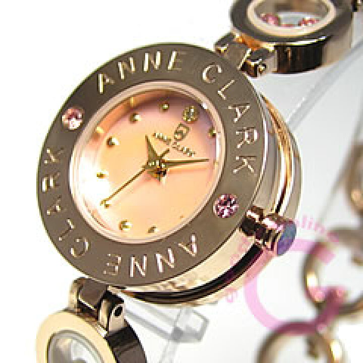 楽天市場 Anne Clark アンクラーク At 1008 17pg At1008 17pg ブレスタイプ ダイヤモンド ピンクゴールド レディース 腕時計 Levelseven