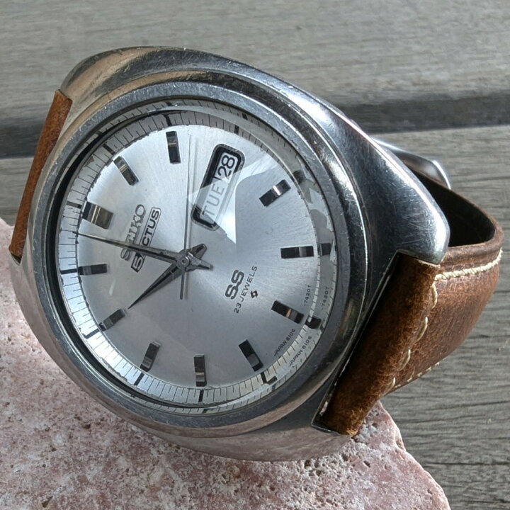 楽天市場】【中古品】【OH済み】SEIKO/セイコー 5ACTUS/5アクタス 23石  